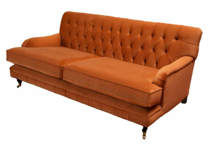 Three Seater Sofa 3 Seat Fabric Chesterfield Modern Design Living room Couch